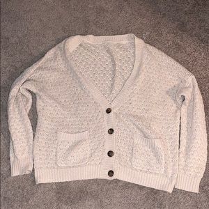 Cream cardigan
